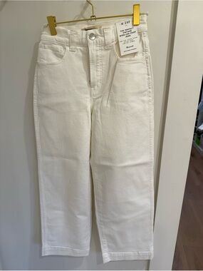 Madewell The Perfect Vintage wide leg crop jean - High rise. 24P- NWT
